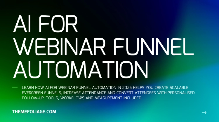 AI for Webinar Funnel Automation